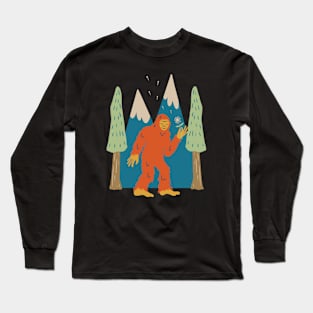 Bigfoot Cryptid Cryptids Supernatural Cryptozoology Long Sleeve T-Shirt